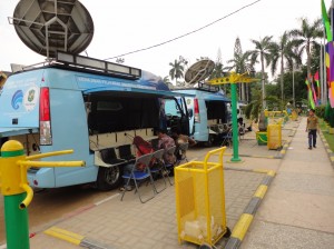 KEGIATAN POINTING MOBIL M-PLIK DINAS KOMINFO KOTA MEDAN